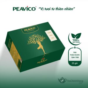 Trà Tịnh Tâm Peavico - Giảm Stress, Ngủ Ngon (Hộp 25/30 Gói)