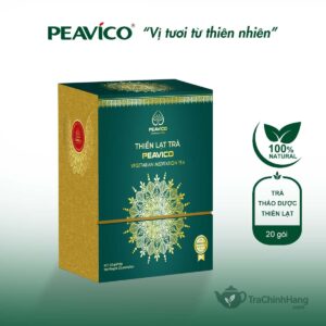 Trà Thiền Lạt Peavico - Trà Thảo Dược Đông Trùng Linh Chi (20 Gói)