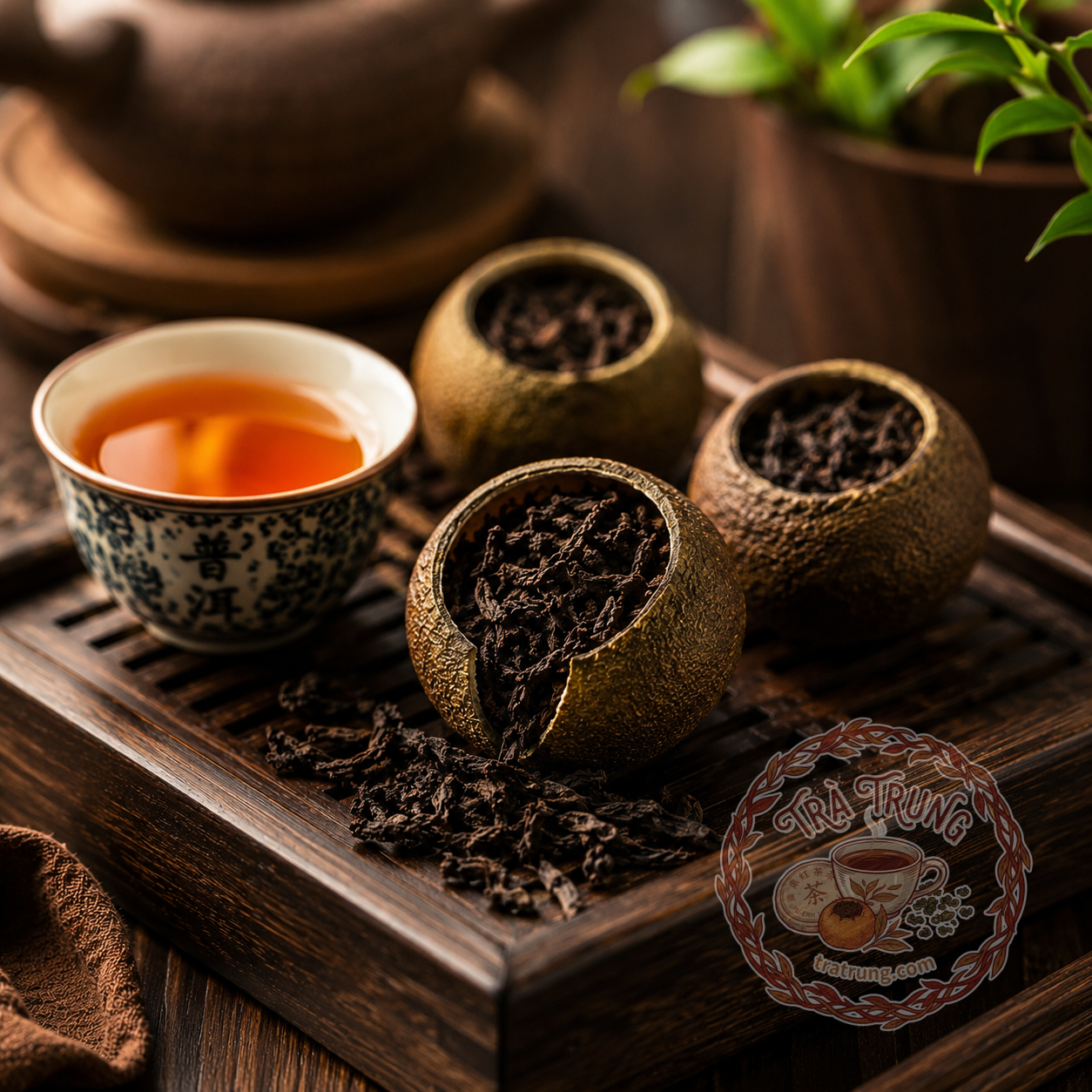 Trà Phổ Nhĩ quýt Tiểu Thanh Cam là gì