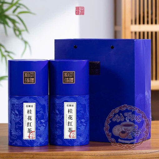 Hồng trà quế hoa là thức trà ngọt ngào mang hương thơm ấm áp của hoa mộc tê