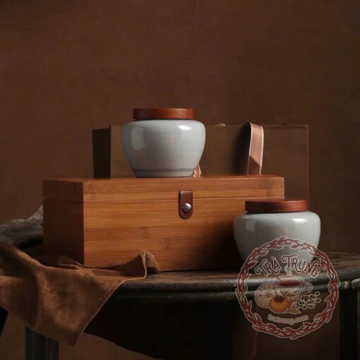 Cánh trà mai gia ô long tỉnh khô dẹt thẳng xanh ánh ngọc
